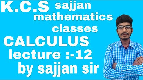 Calculus (second order derivatives:Ex12.1:K.C Sinha) CLASS-12 LECTURE-12🔥🔥