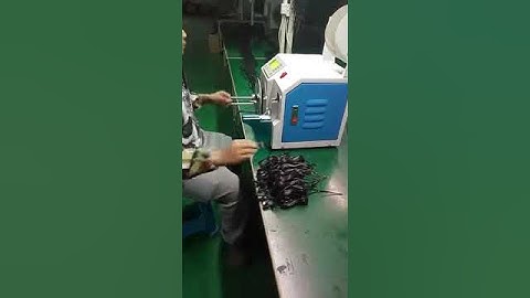 Power Cable Tie Machine/Automatic cable wire coil winding machine 8 and 0 Shape