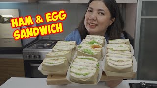 Ham & Egg Sandwich with Costing Recipe pang Negosyo