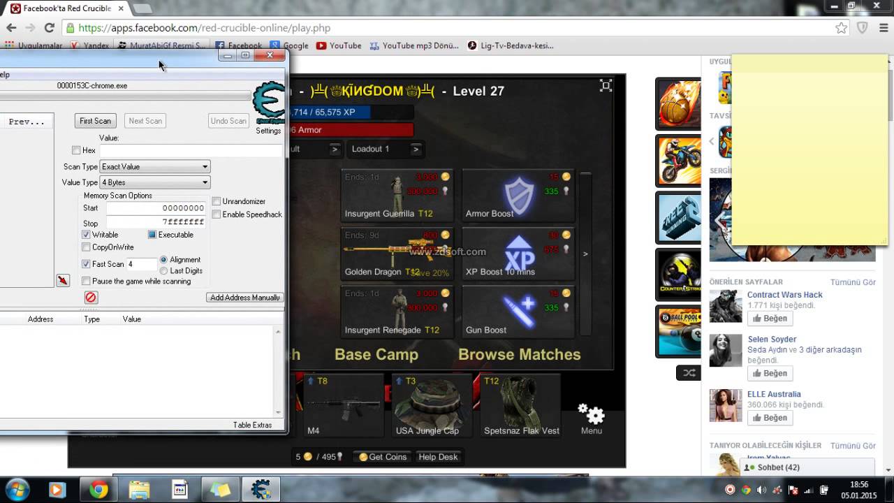 Red crucible honor points hack cheat engine. - YouTube