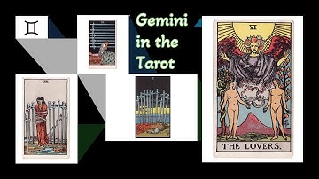 Gemini in the Tarot - the Lovers and the Swords