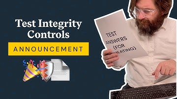 Test Integrity Controls Announcement