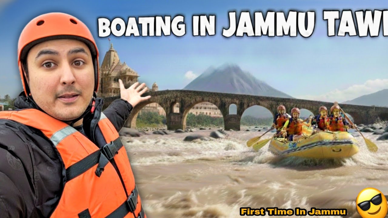First Time River Boating In Jammu Tawi 😍 Free Boating #dailyvlog #jammu 