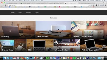 Featured Pages w/ Sliding Excerpts on Hover