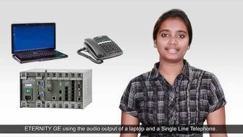 In ETERNITY GE using a Laptop and a Single Line Telephone