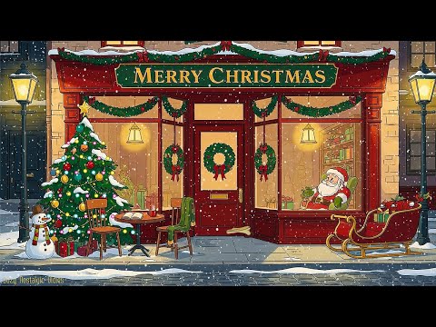 it's christmas night and you're listening to christmas vintage music on a cozy snowy night 🎄
