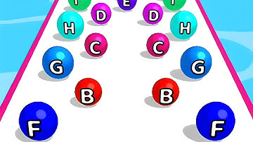 AZ Run ABC Ball Runner All Levels Gameplay Walkthrough (Android Ios) Part 3