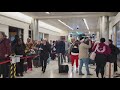 Weather, spring break traffic and a partial government shutdown add stress at airports nationwide
