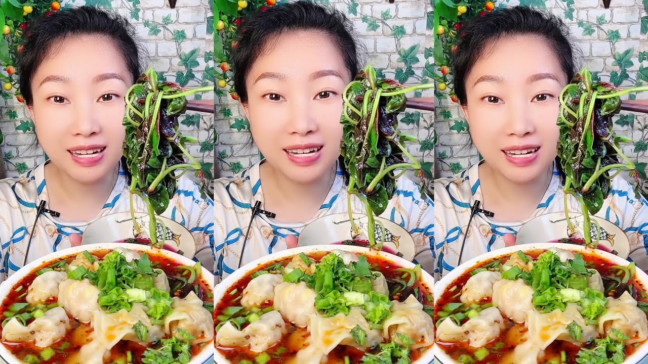 SPICY MUKBANG | Eating Show Dumplings with Soup Chili So Hot 🥵 #asmr #spicy 