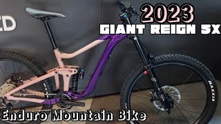 2023 GIANT REIGN SX MEDIUM + WEIGHT - GIANT ENDURO MOUNTAIN BIKE