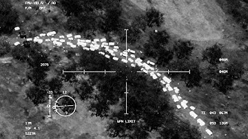 AC-130 Gunship Mission - Combat Footage - Thermal Vision - Military Simulation - ArmA 3