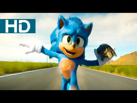 Kirpi Sonic (2020) - Sonic Kaplumbağayi Kurtariyor | Movie CLIP HD