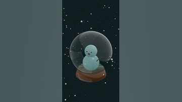 Snow Globe #3d #blender #toys #miniature #decor