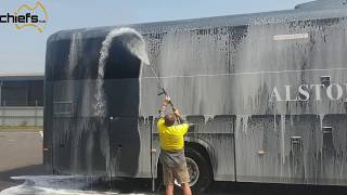 Touchless Bus Wash and Wax