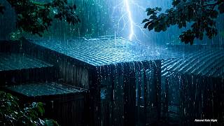 Stormy Night for Sleeping | Rain Sounds to Relax Your Mind and Body