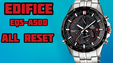 How To All Reset Casio Edifice EQS-A500 Watch | SolimBD | Watch Repair Channel