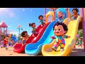 Slide Slide Playground  | Fun Toddler Song | Learn Colors &amp; Counting