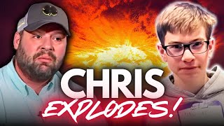 Sebastian Rogers. CHRIS EXPLODES. Tennessee.