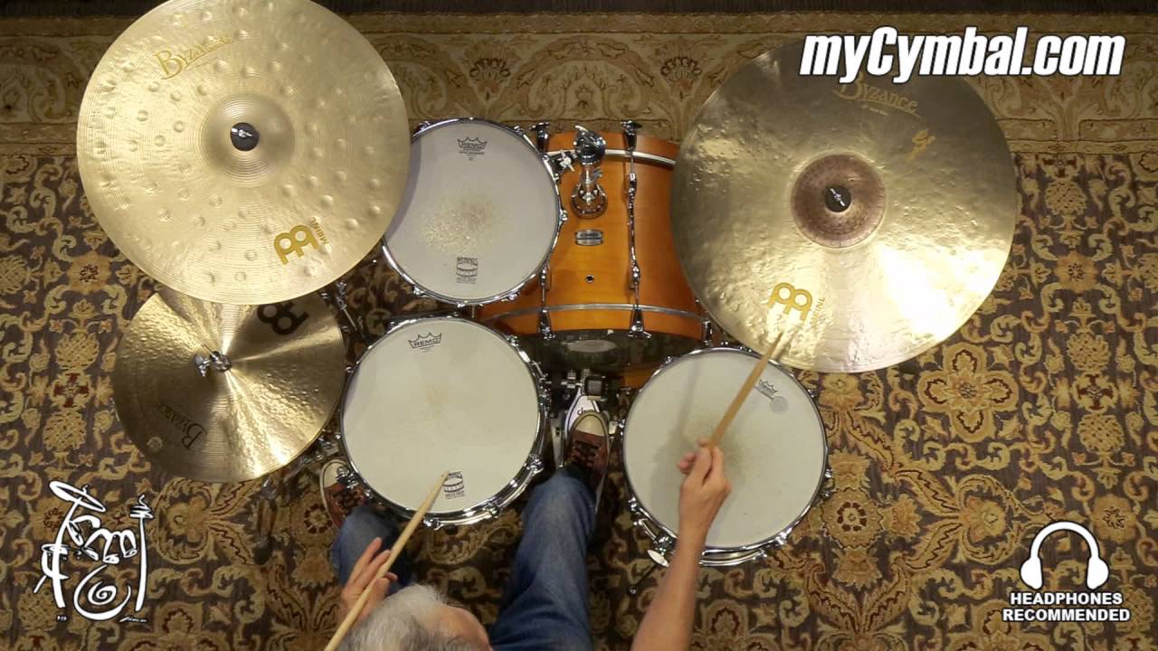 Meinl 22" Byzance Vintage Sand Ride Cymbal - 2729g - Played by Tom Lonardo (B22SAR-1090816TT)
