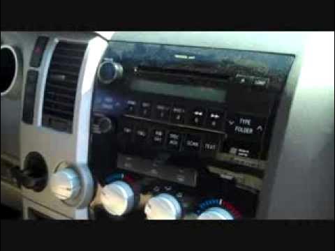 Toyota Tundra Stereo Removal 2007 - 2013 = Car Stereo HELP - YouTube