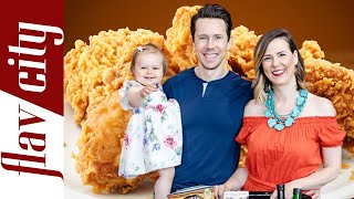 How To Make Crispy Fried Chicken LIVE