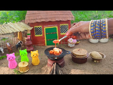 लघु पनीर पराठा + चटनी | पराठा नुस्खा | Miniature Paneer Paratha