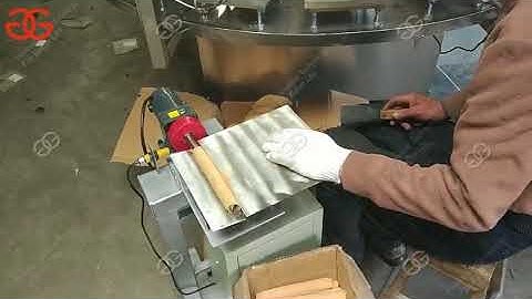 automatic egg roll rolled sugar making machine test working video