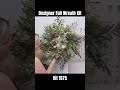 🍂 DIY Autumn Olive &amp; White Pumpkin Wreath Kit | Elegant Fall Front Door Decor | Kit 1575