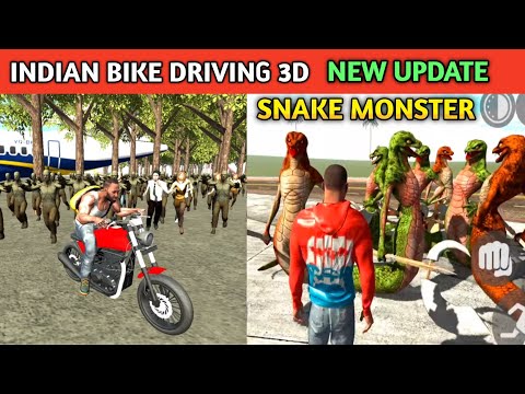 Snake Monster New Update ? | Funny Gameplay Indian Bikes Driving 3d 🤣🤣