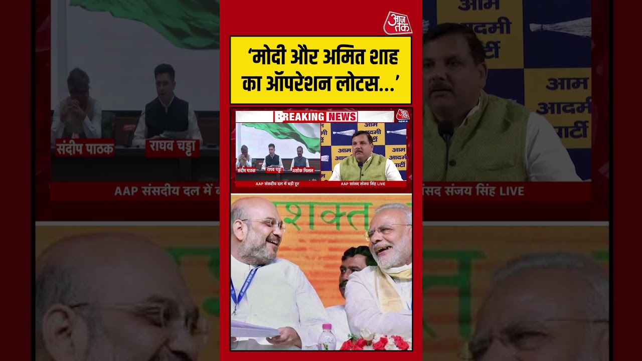 Delhi:  ‘मोदी और अमित शाह का ऑपरेशन लोटस…’     #raghavchadha #aap #aajtak #shorts #trending