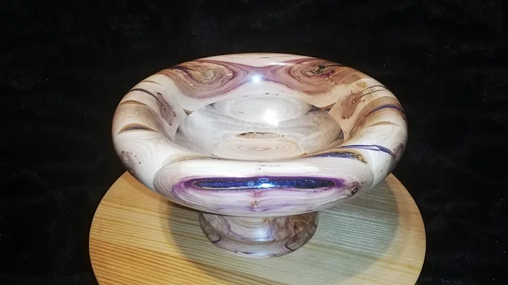 Pedestal bowl - Woodturning