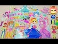 PreCure A La Mode❤princess☆Idol☆Model Let's play dress-up sticker book! Kids Anime Toy