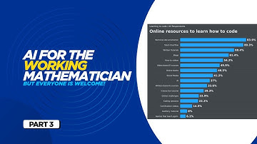 AI for the working mathematician, part 3 | Daniel Tubbenhauer