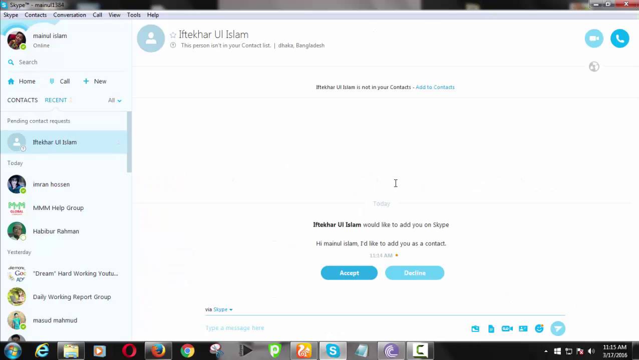 how-to-accept-friend-request-in-skype-youtube