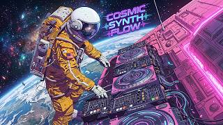 Cosmic Synth Flow | Space Synthwave for Focus, Study &amp; Creative Work