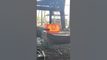 Forge a giant rectangular iron block!  | Amazing heavy-duty forging video