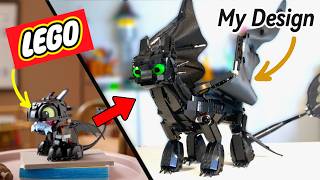 Lego Made Baby Toothless Set So I Built The Real Dragon From How To Train Your Dragon.