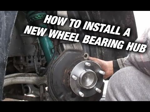 Changing Wheel Bearing's On The G35 (350Z, 350GT) - YouTube