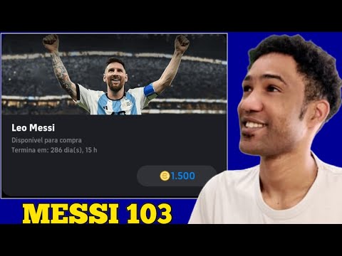 COMPREI pacote do MESSI 103 Overal no eFootball 2024 Mobile