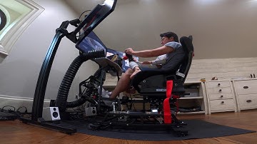 Sim Racing with my daughter on the DOFReality H3 rig