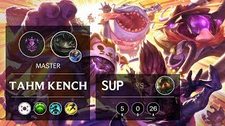 Tahm Kench Support vs Nautilus - KR Master Patch 9.20