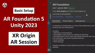 Basic Setup for AR Foundation 5 using Unity 2023 with XR Origin & AR Session - Beginner Tutorial