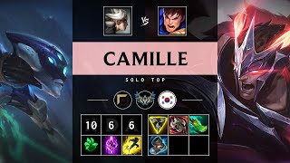 Camille Top vs Garen: Rampage - KR Challenger Patch 14.22
