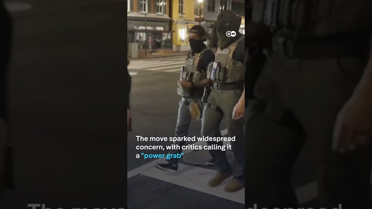Washingtonians Protest Trump S National Guard Deployment To US Capital DW News