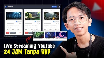 Cara Live YouTube 24 JAM (Tanpa RDP) - Saya Bikinkan Aplikasi Buat Kalian | StreamFlow ✨