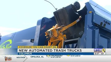 City of Columbus introducing new truck fleet for automated trash pick up