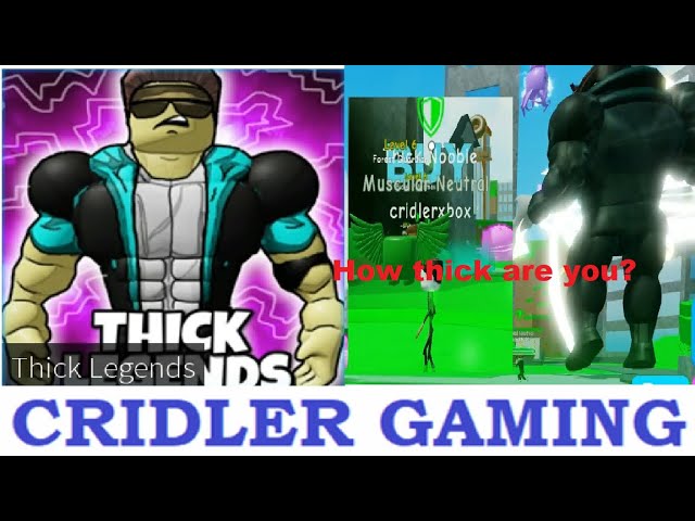 Cridler Plays Roblox Thick Legends Youtube - roblox thicc guest