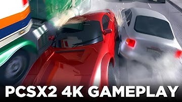 Burnout 4K UHD GAMEPLAY PCSX2 PS2 EMULATOR