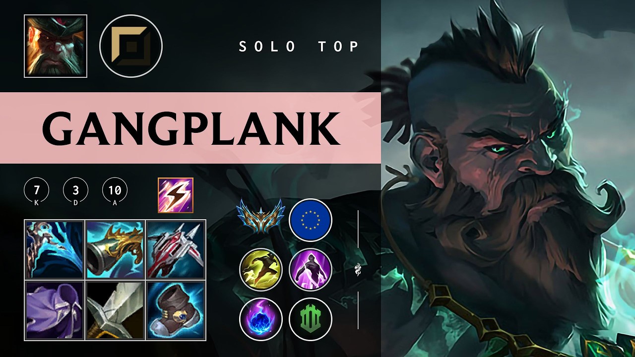 Gangplank Top vs Ryze - EUW Challenger Patch 26.04