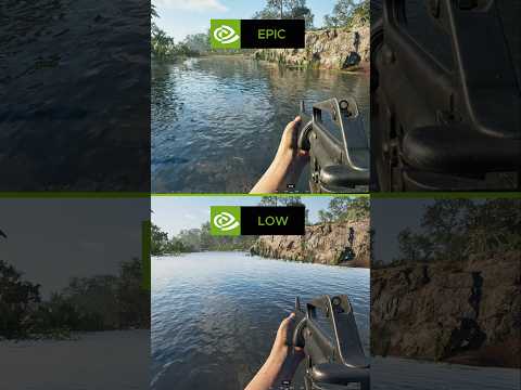 Hell Let Loose Vietnam - Epic vs Low Settings! #hellletloose #gaming #comparison #shorts